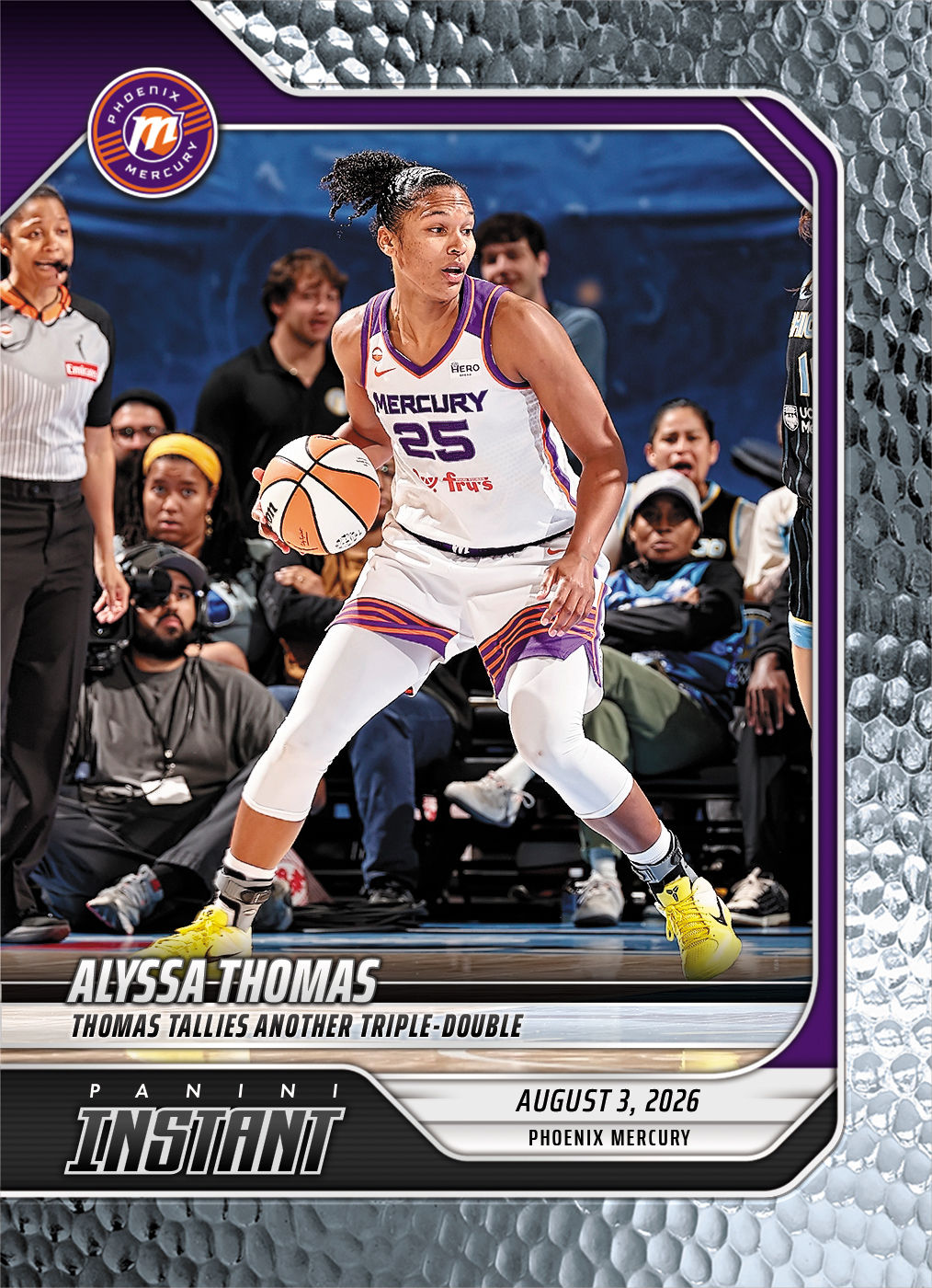 Detailed Image of Alyssa Thomas - 2026 Panini Instant WNBA #284 - Metallic /5