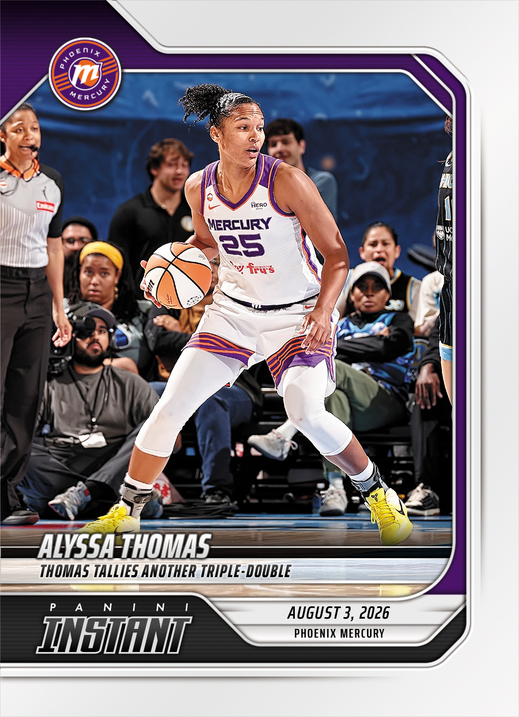 Detailed Image of Alyssa Thomas - 2026 Panini Instant WNBA #284 - Base Card 25-pack
