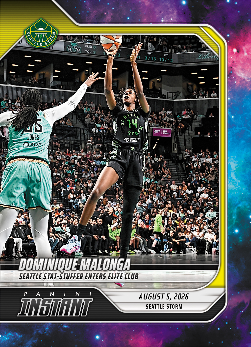 Product image 1 for - Dominique Malonga - 2026 Panini Instant WNBA #285 - Galaxy 1/1