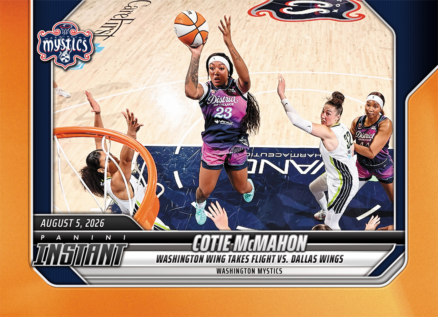 Detailed Image of Cotie McMahon - 2026 Panini Instant WNBA #286 - 30th Anniversary /30