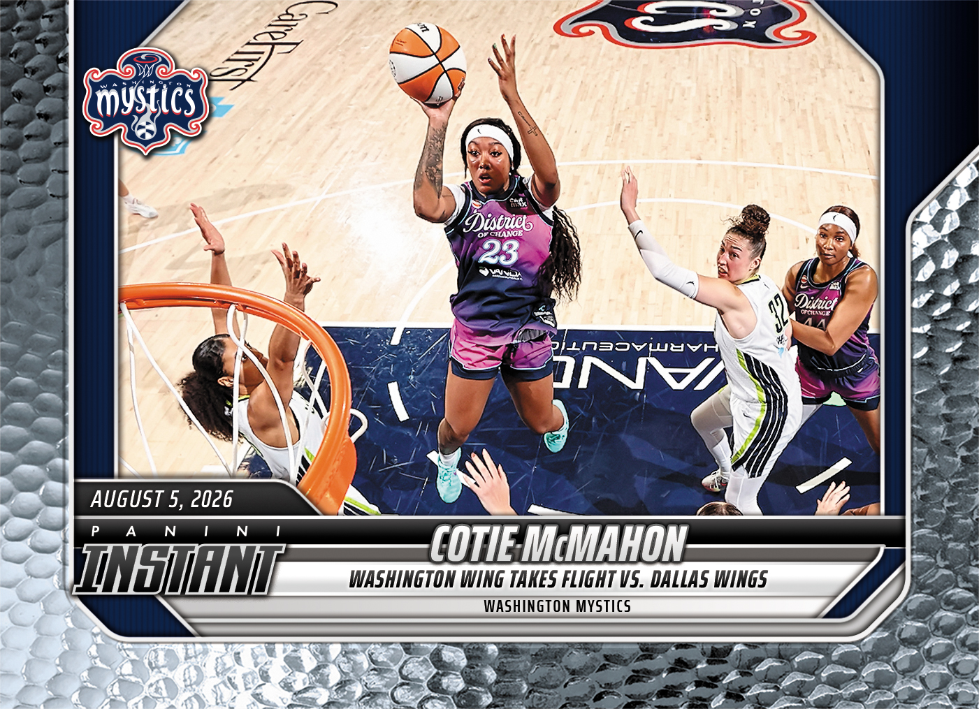 Product image 1 for - Cotie McMahon - 2026 Panini Instant WNBA #286 - Metallic /5