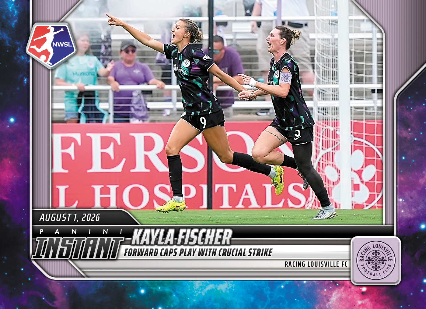 Detailed Image of Kayla Fischer - 2026 Panini Instant NWSL #125 - Galaxy 1/1