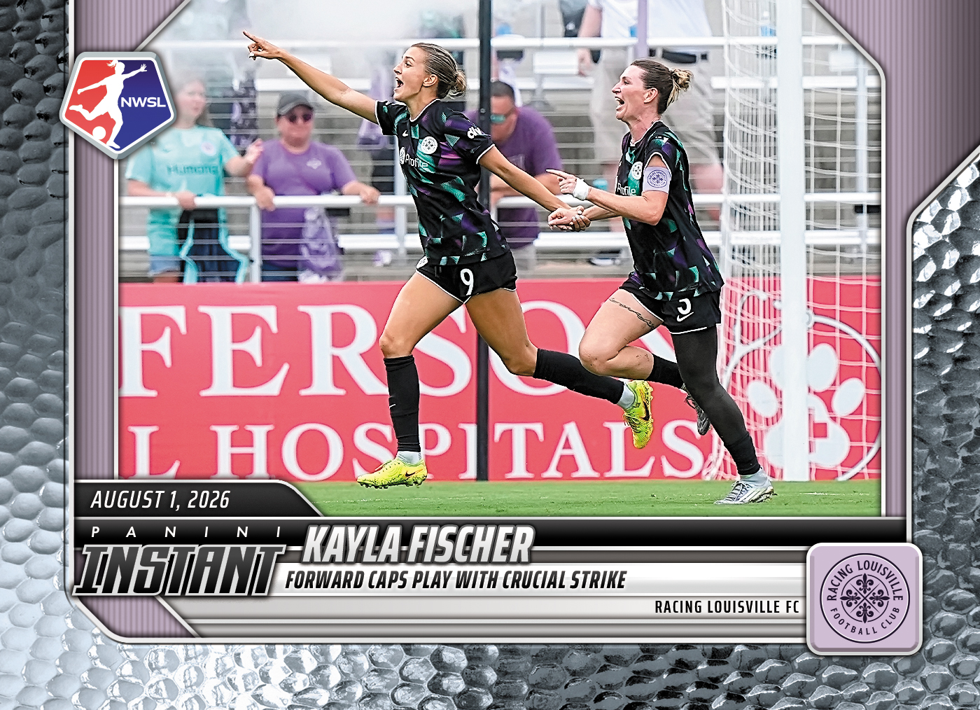Detailed Image of Kayla Fischer - 2026 Panini Instant NWSL #125 - Metallic /5