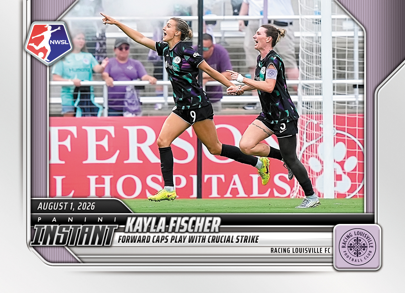 Detailed Image of Kayla Fischer - 2026 Panini Instant NWSL #125 - Base Card 10-pack