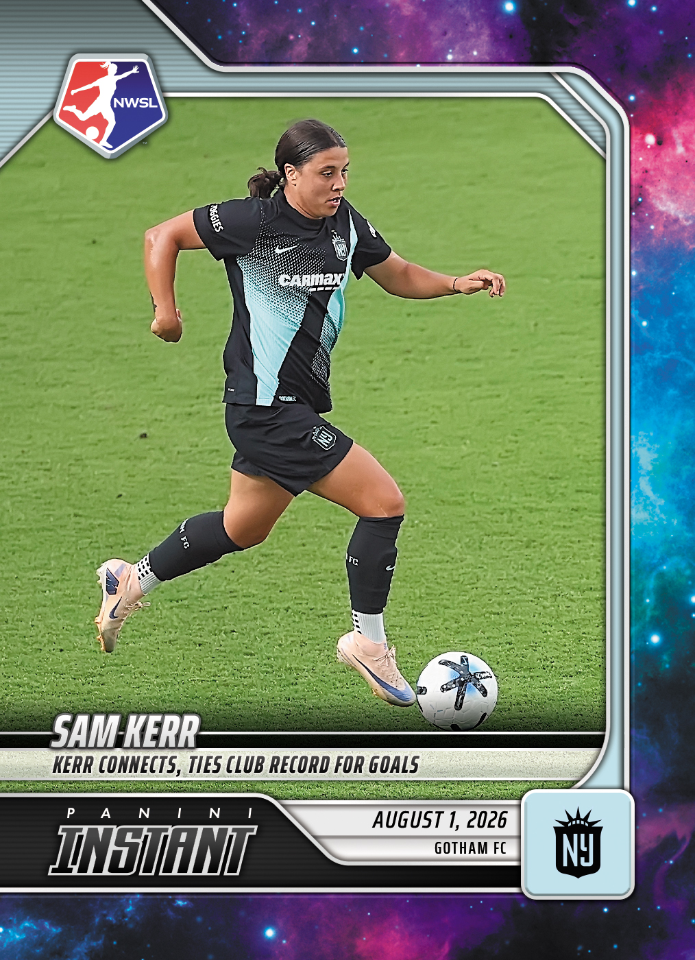 Detailed Image of Sam Kerr - 2026 Panini Instant NWSL #126 - Galaxy 1/1