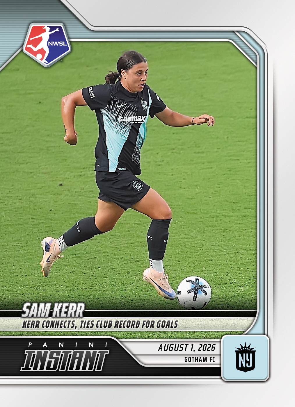 Detailed Image of Sam Kerr - 2026 Panini Instant NWSL #126 - Base Card