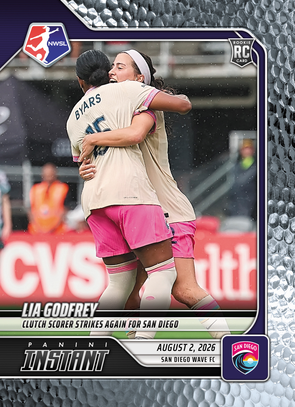 Detailed Image of Lia Godfrey - 2026 Panini Instant NWSL #128 - Metallic /5