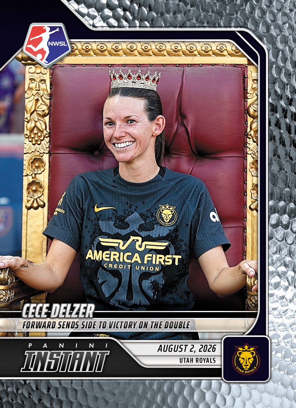 Detailed Image of Cece Delzer - 2026 Panini Instant NWSL #129 - Metallic /5