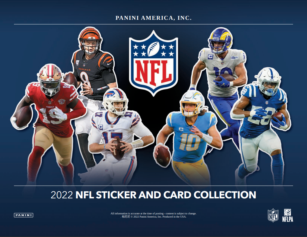 Well educated tar Recognition nfl sticker book 2022 Glow Trust item