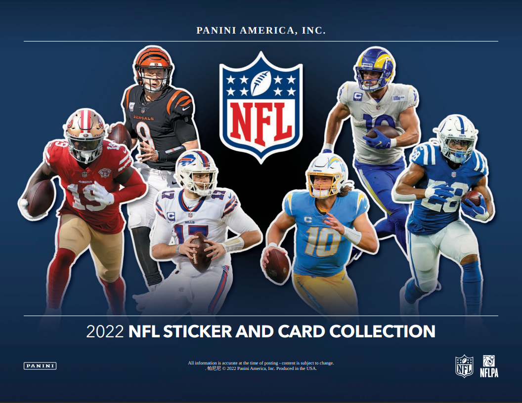 2022 NFL Sticker Collection - 20 Pack