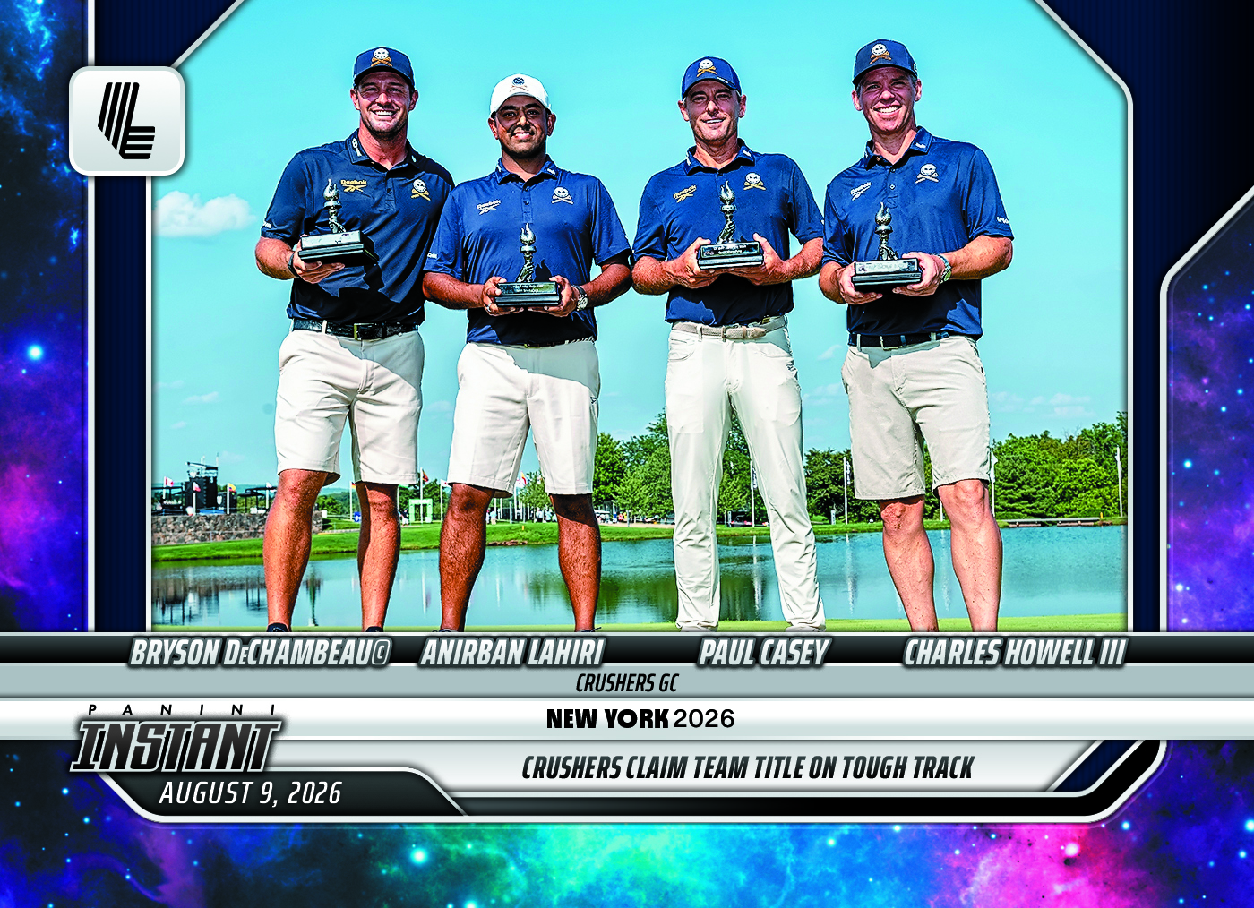 Product image 1 for - Crushers GC - 2026 Panini Instant LIV Golf #23 - Galaxy 1/1