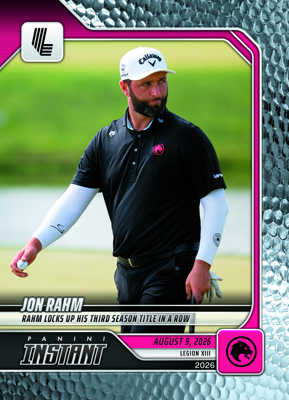 Product image 1 for - Jon Rahm - 2026 Panini Instant LIV Golf #24 - Metallic /5