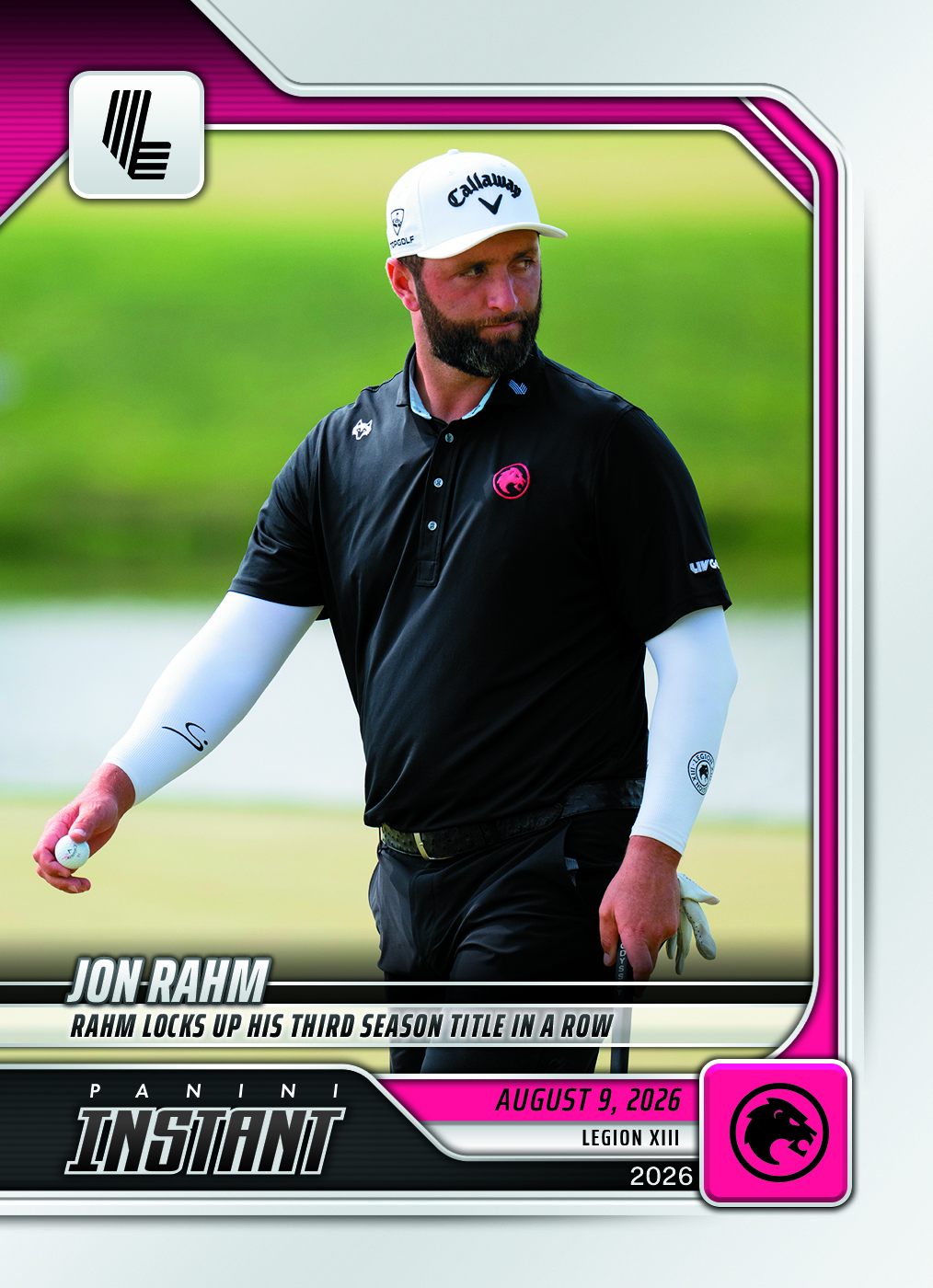 Detailed Image of Jon Rahm - 2026 Panini Instant LIV Golf #24 - Base Card 25-pack