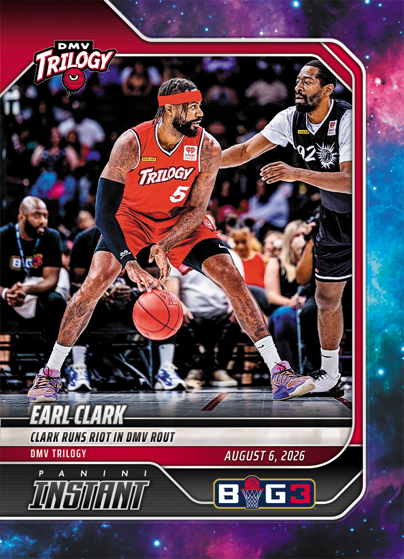Detailed Image of Earl Clark - 2026 Panini Instant Big3 #35 - Galaxy 1/1