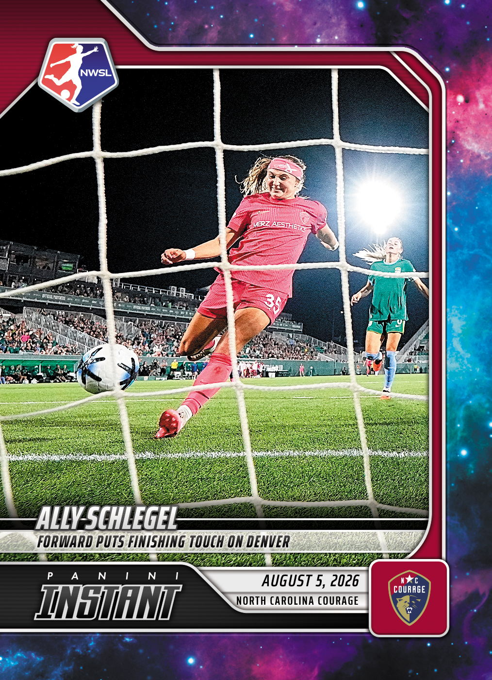 Detailed Image of Ally Schlegel - 2026 Panini Instant NWSL #130 - Galaxy 1/1