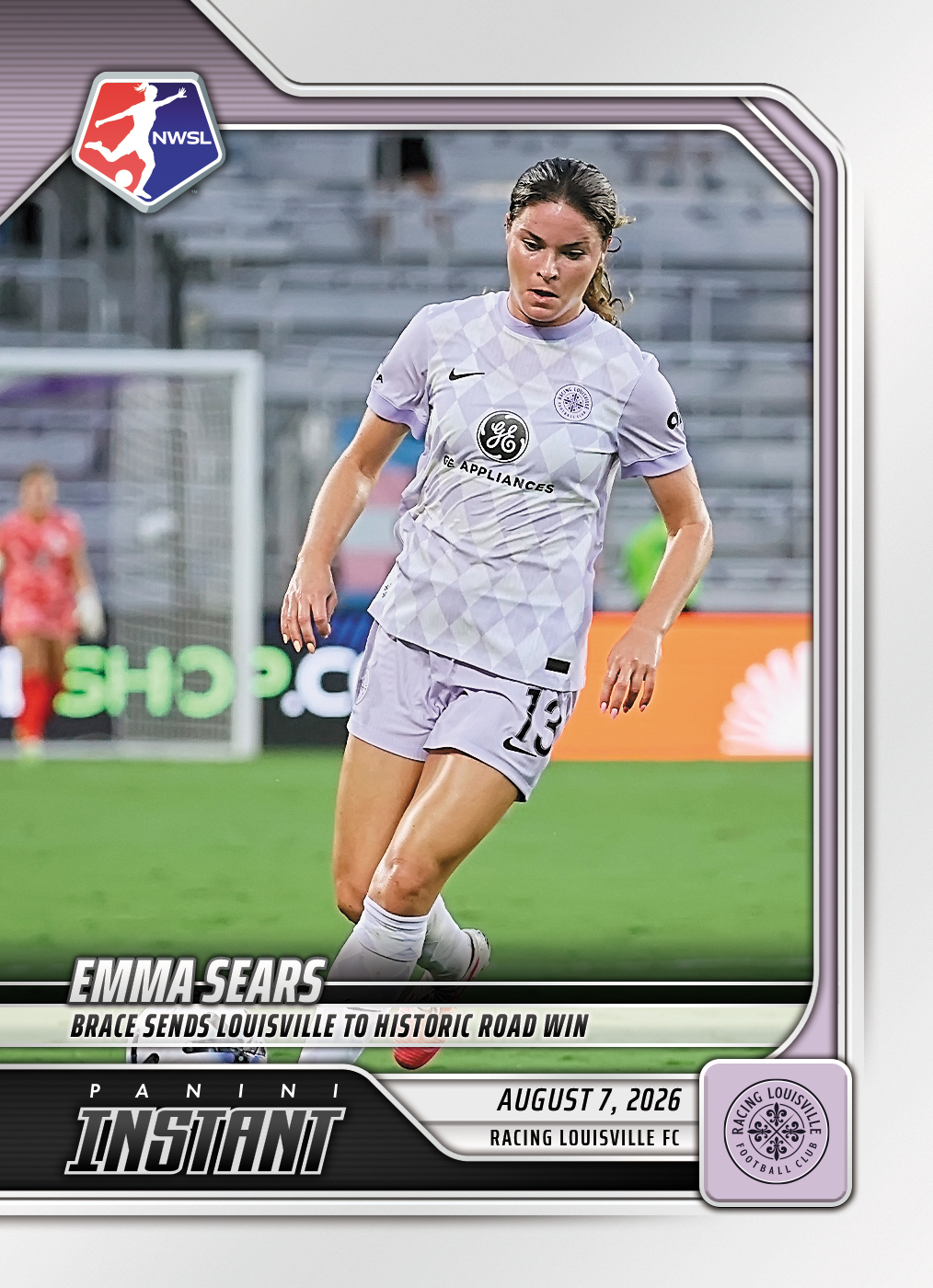 Detailed Image of Emma Sears - 2026 Panini Instant NWSL #131 - Base Card 25-pack