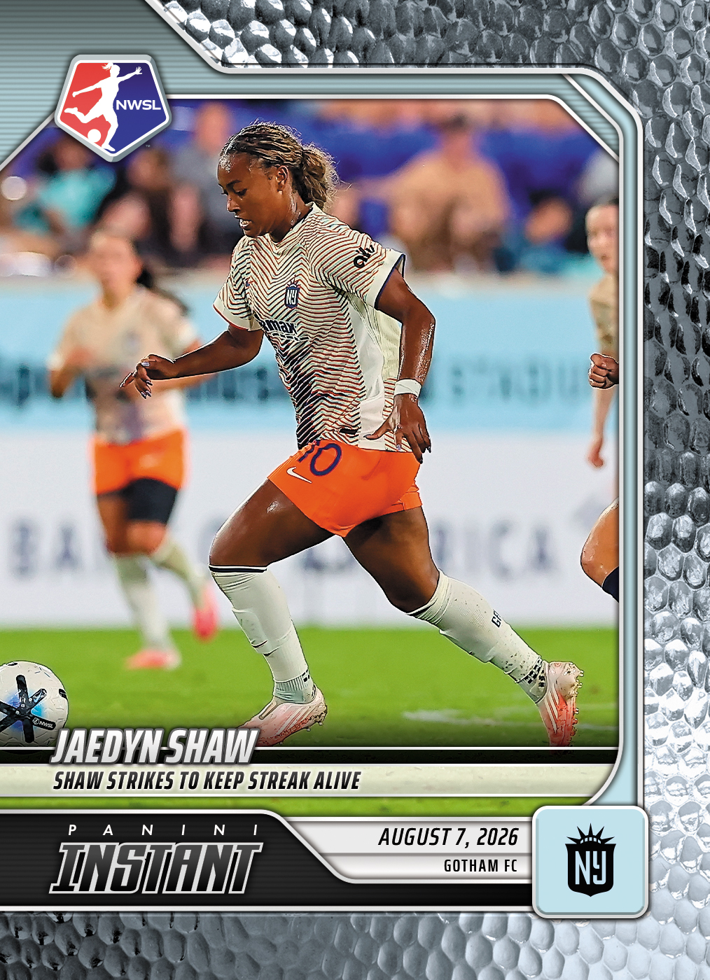 Product image 1 for - Jaedyn Shaw - 2026 Panini Instant NWSL #132 - Metallic /5