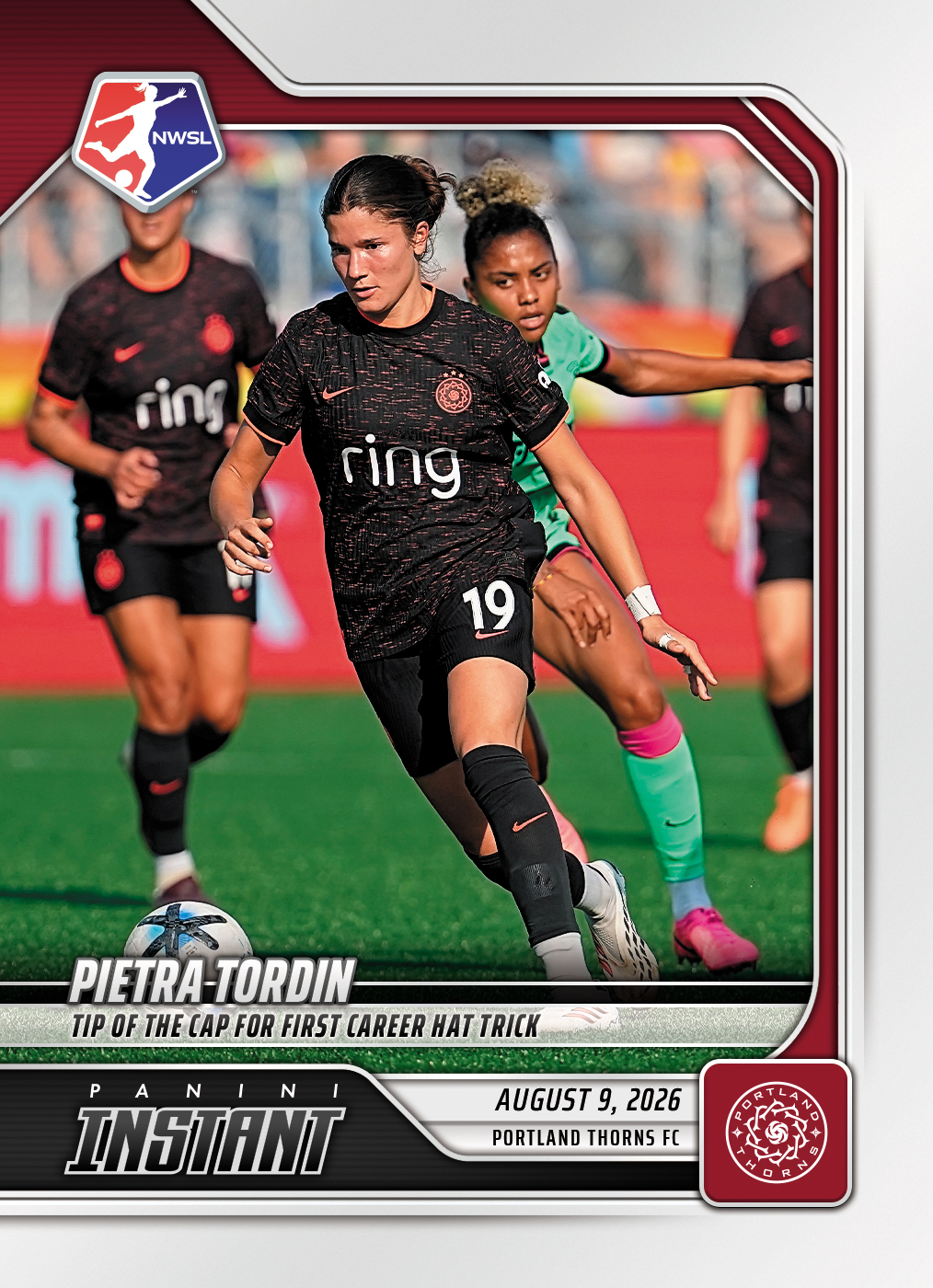 Detailed Image of Pietra Tordin - 2026 Panini Instant NWSL #135 - Base Card