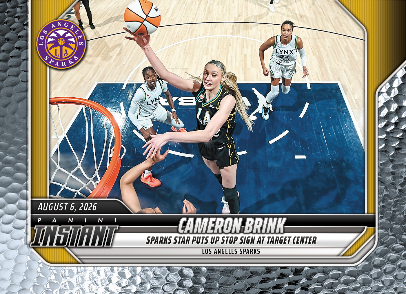 Detailed Image of Cameron Brink - 2026 Panini Instant WNBA #288 - Metallic /5