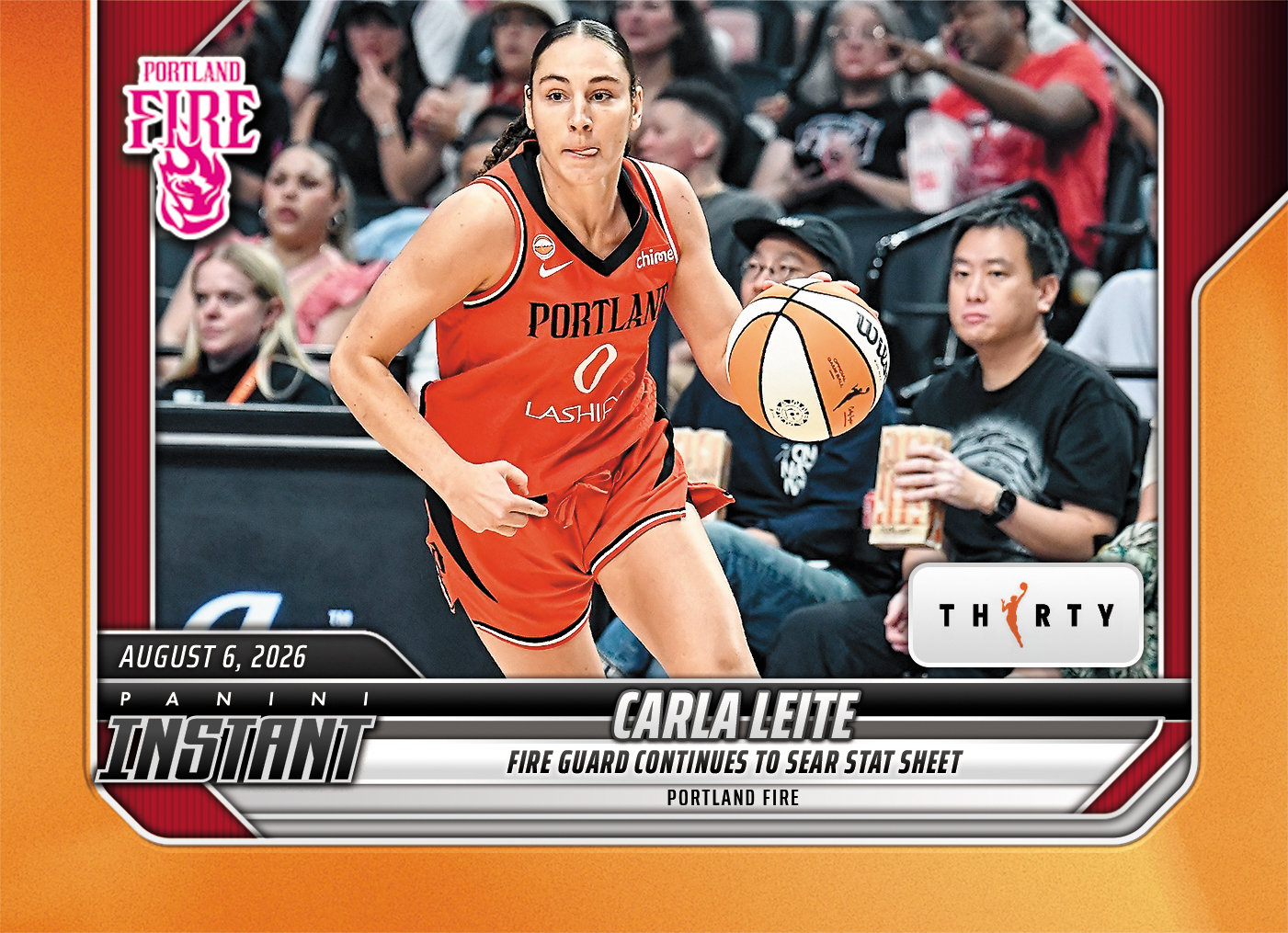 Detailed Image of Carla Leite - 2026 Panini Instant WNBA #289 - 30th Anniversary /30