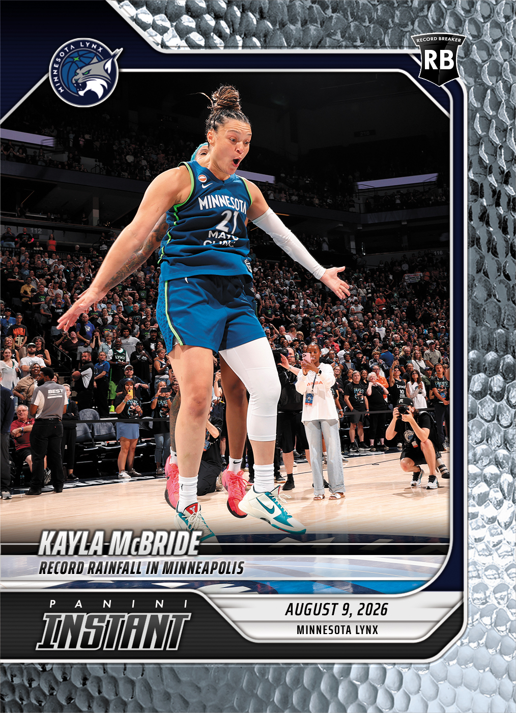 Detailed Image of Kayla McBride - 2026 Panini Instant WNBA #296 - Metallic /5