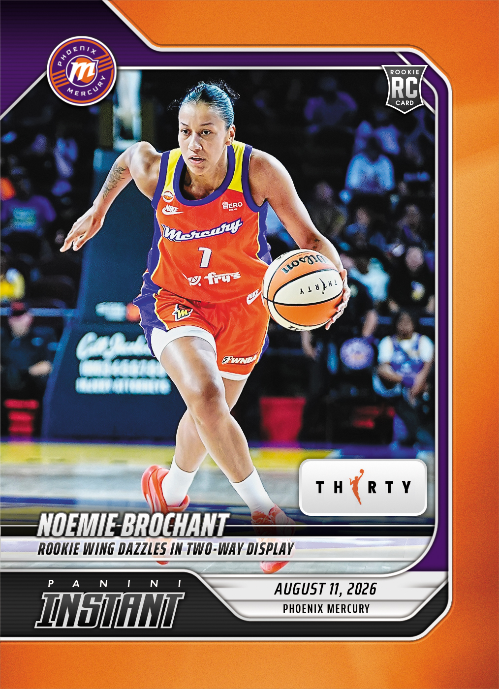 Detailed Image of Noemie Brochant - 2026 Panini Instant WNBA #301 - 30th Anniversary /30