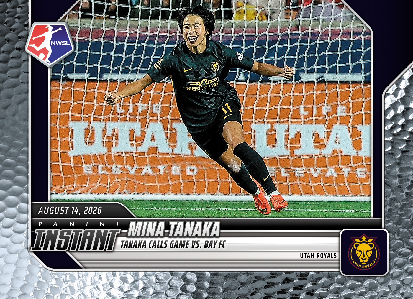 Detailed Image of Mina Tanaka - 2026 Panini Instant NWSL #138 - Metallic /5