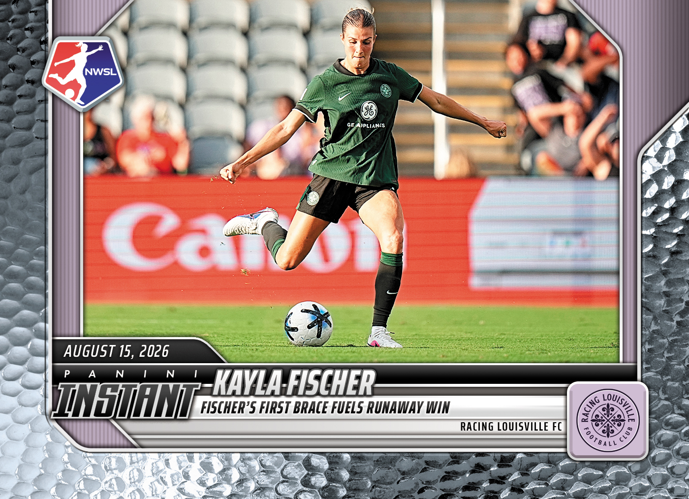 Detailed Image of Kayla Fischer - 2026 Panini Instant NWSL #139 - Metallic /5