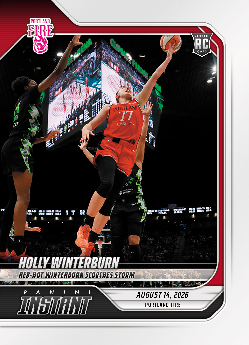 Detailed Image of Holly Winterburn - 2026 Panini Instant WNBA #308 - Base Card