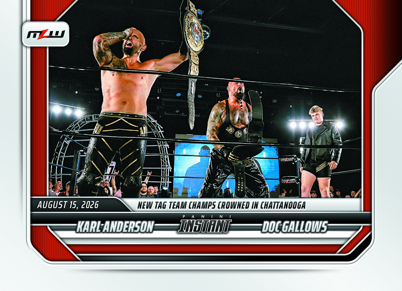 Detailed Image of Karl Anderson/Doc Gallows - 2026 Panini Instant MLW #10 - Base Card 10-pack