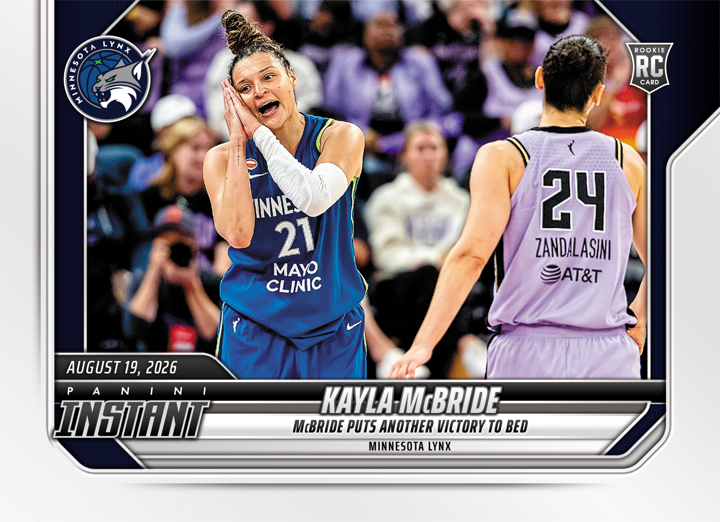 Detailed Image of Kayla McBride - 2026 Panini Instant WNBA #320 - Base Card 5-pack