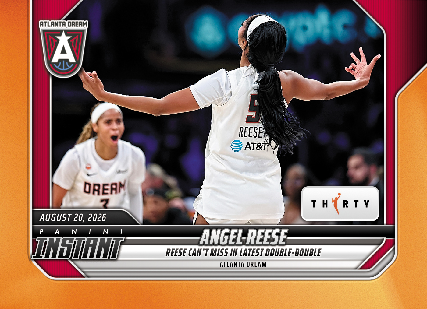 Detailed Image of Angel Reese - 2026 Panini Instant WNBA #323 - 30th Anniversary /30