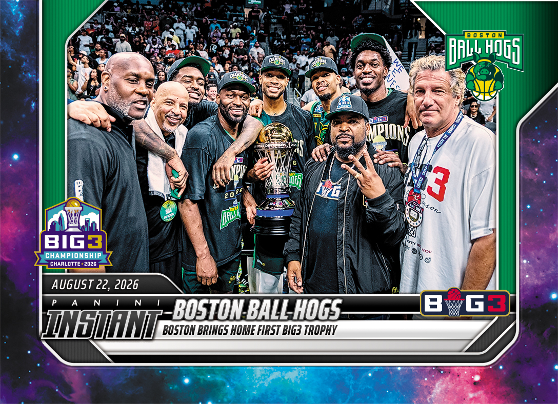 Detailed Image of Boston Ball Hogs - 2026 Panini Instant Big3 #42 - Galaxy 1/1