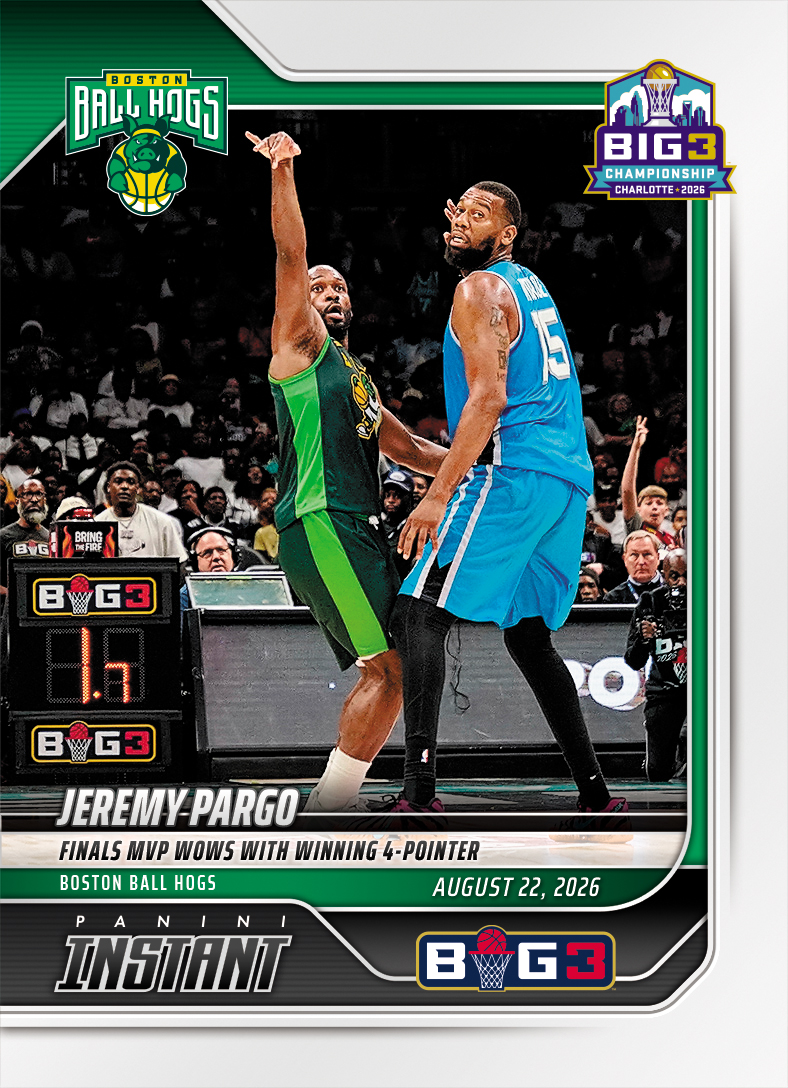 Detailed Image of Jeremy Pargo - 2026 Panini Instant Big3 #43 - Base Card