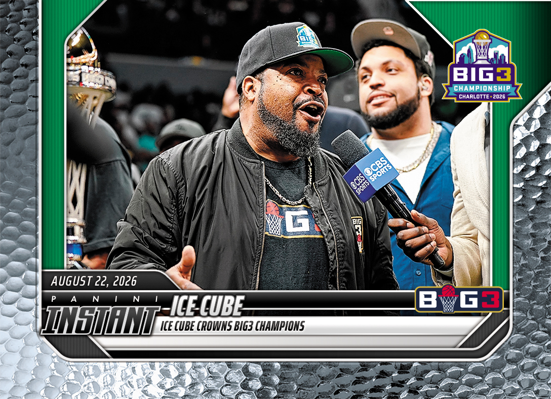 Detailed Image of Ice Cube - 2026 Panini Instant Big3 #44 - Metallic /5