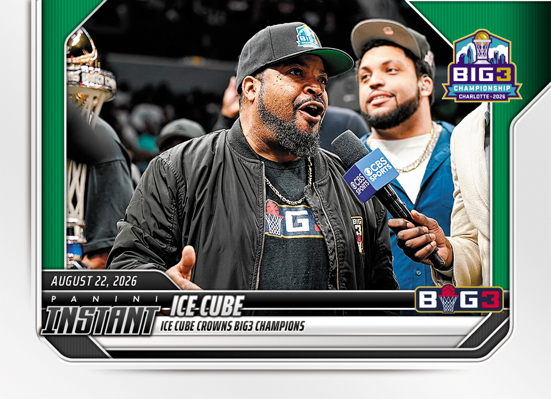 Detailed Image of Ice Cube - 2026 Panini Instant Big3 #44 - Base Card