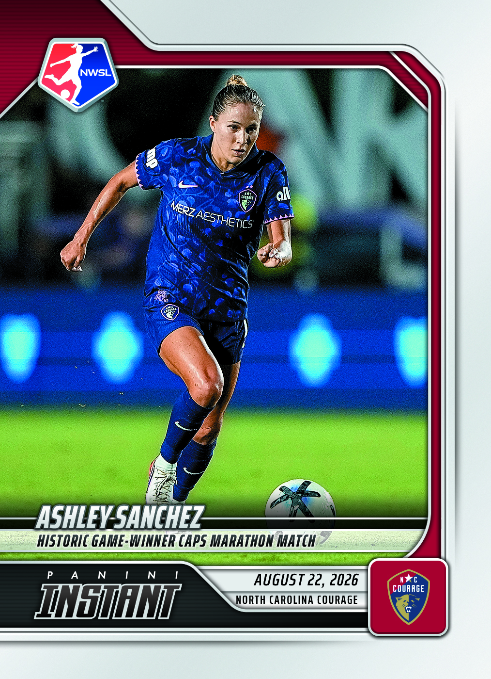 Detailed Image of Ashley Sanchez - 2026 Panini Instant NWSL #145 - Base Card
