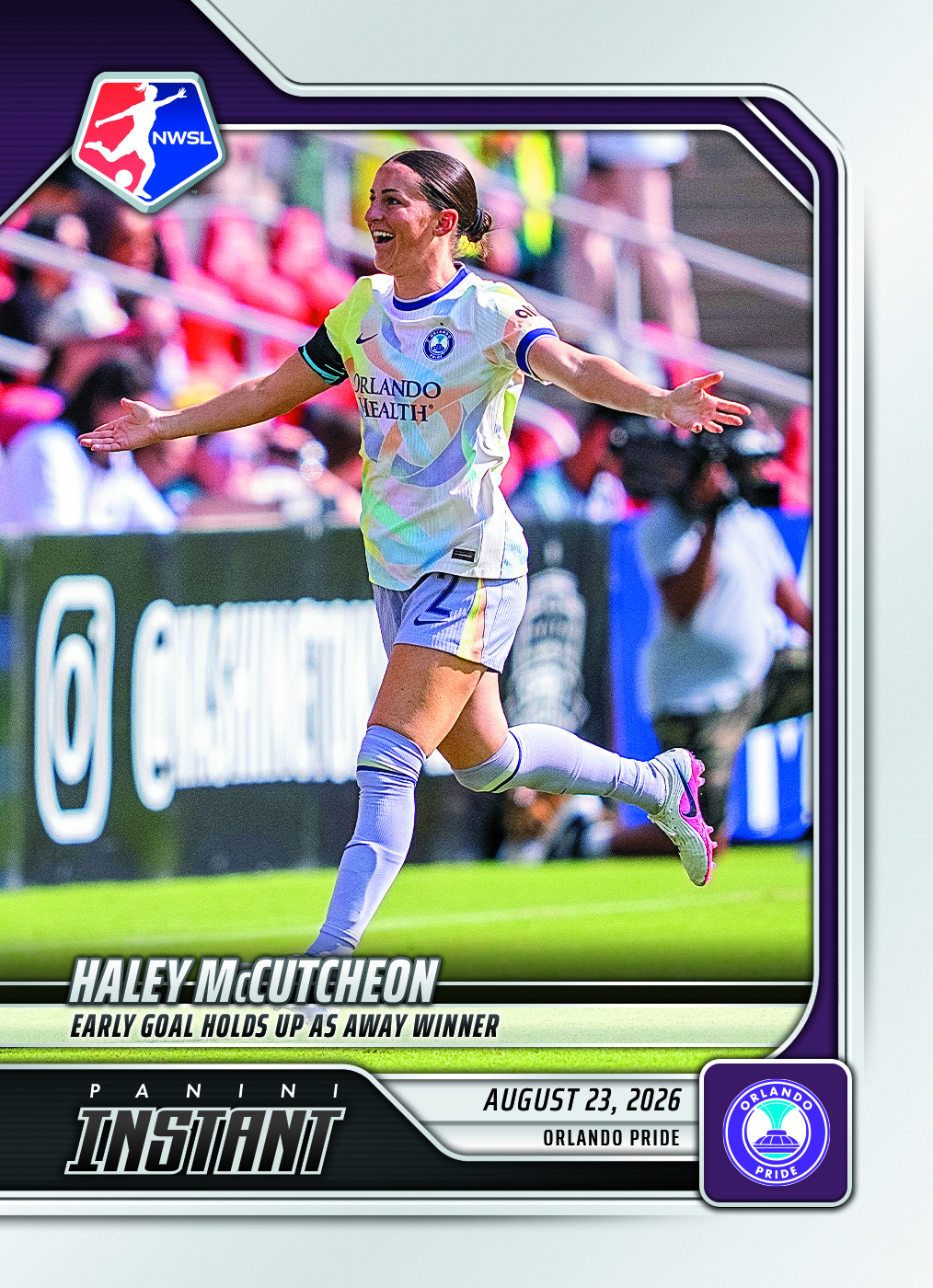 Detailed Image of Haley McCutcheon - 2026 Panini Instant NWSL #149 - Base Card 10-pack