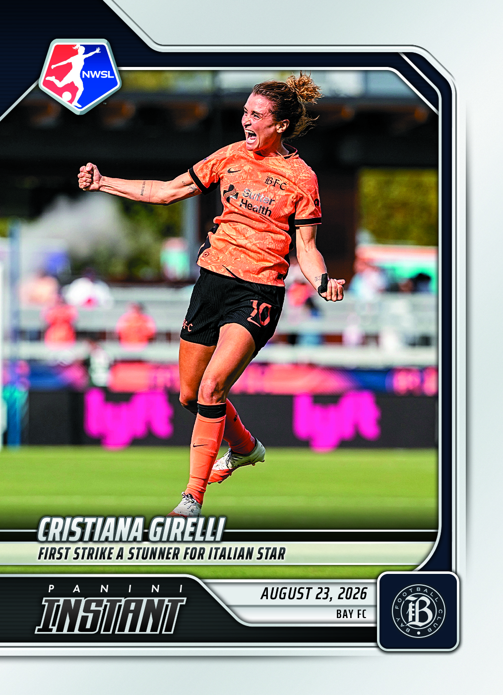 Detailed Image of Cristiana Girelli - 2026 Panini Instant NWSL #150 - Base Card 25-pack