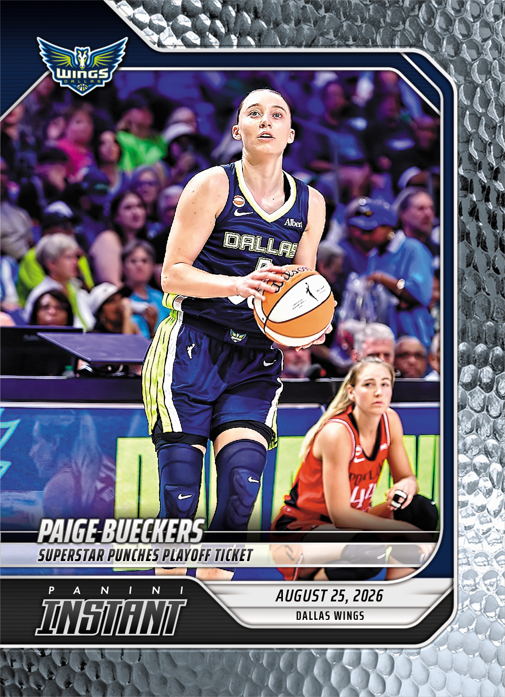 Detailed Image of Paige Bueckers - 2026 Panini Instant WNBA #336 - Metallic /5