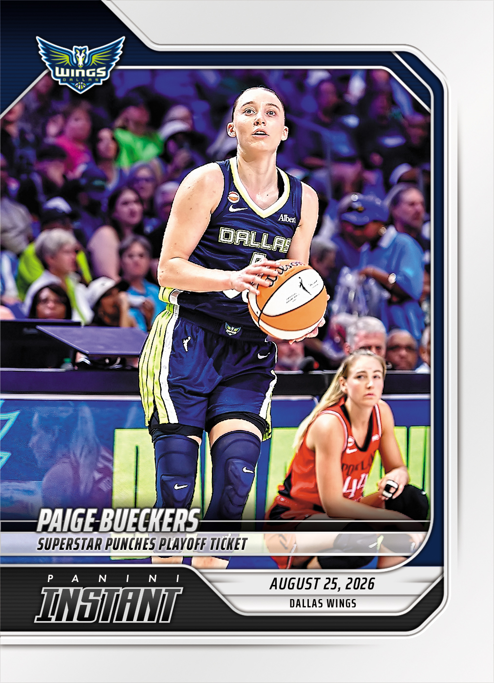 Detailed Image of Paige Bueckers - 2026 Panini Instant WNBA #336 - Base Card 25-pack