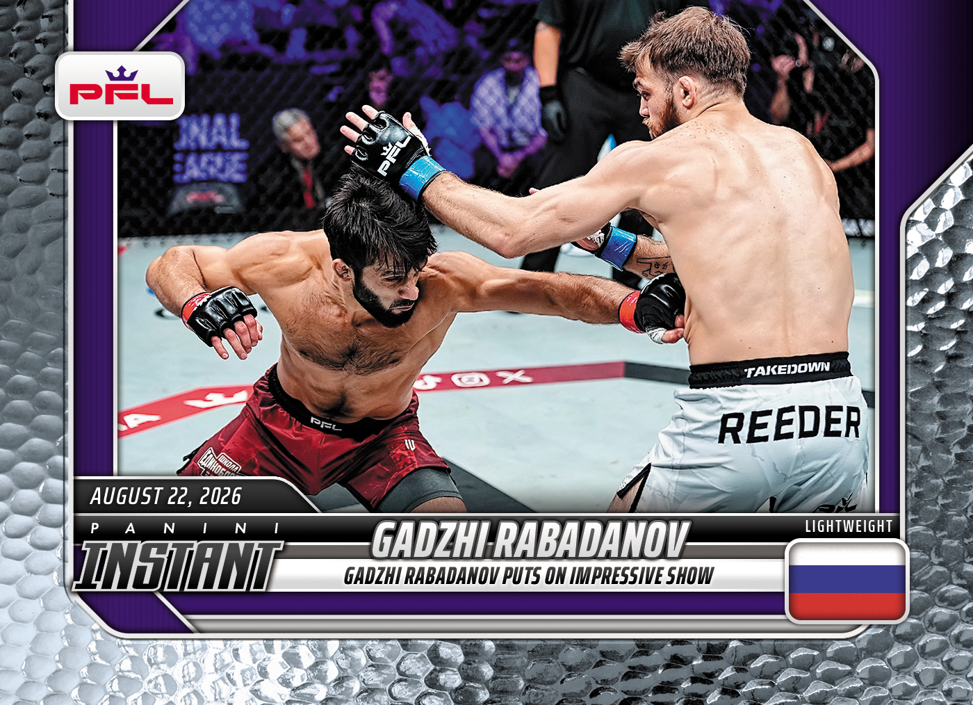 Product image 1 for - Gadzhi Rabadanov - 2026 Panini Instant PFL #36 - Metallic /5