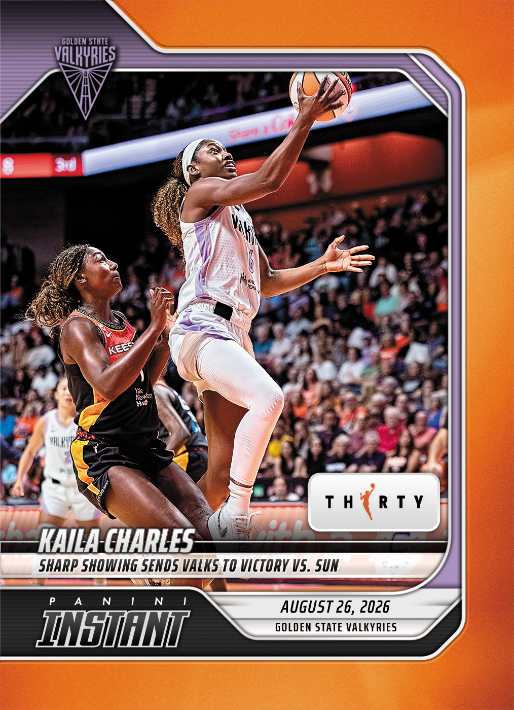 Product image 1 for - Kaila Charles - 2026 Panini Instant WNBA #338 - 30th Anniversary /30