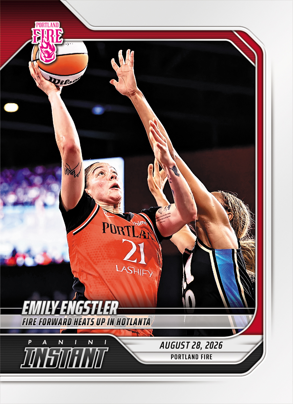 Detailed Image of Emily Engstler - 2026 Panini Instant WNBA #343 - Base Card