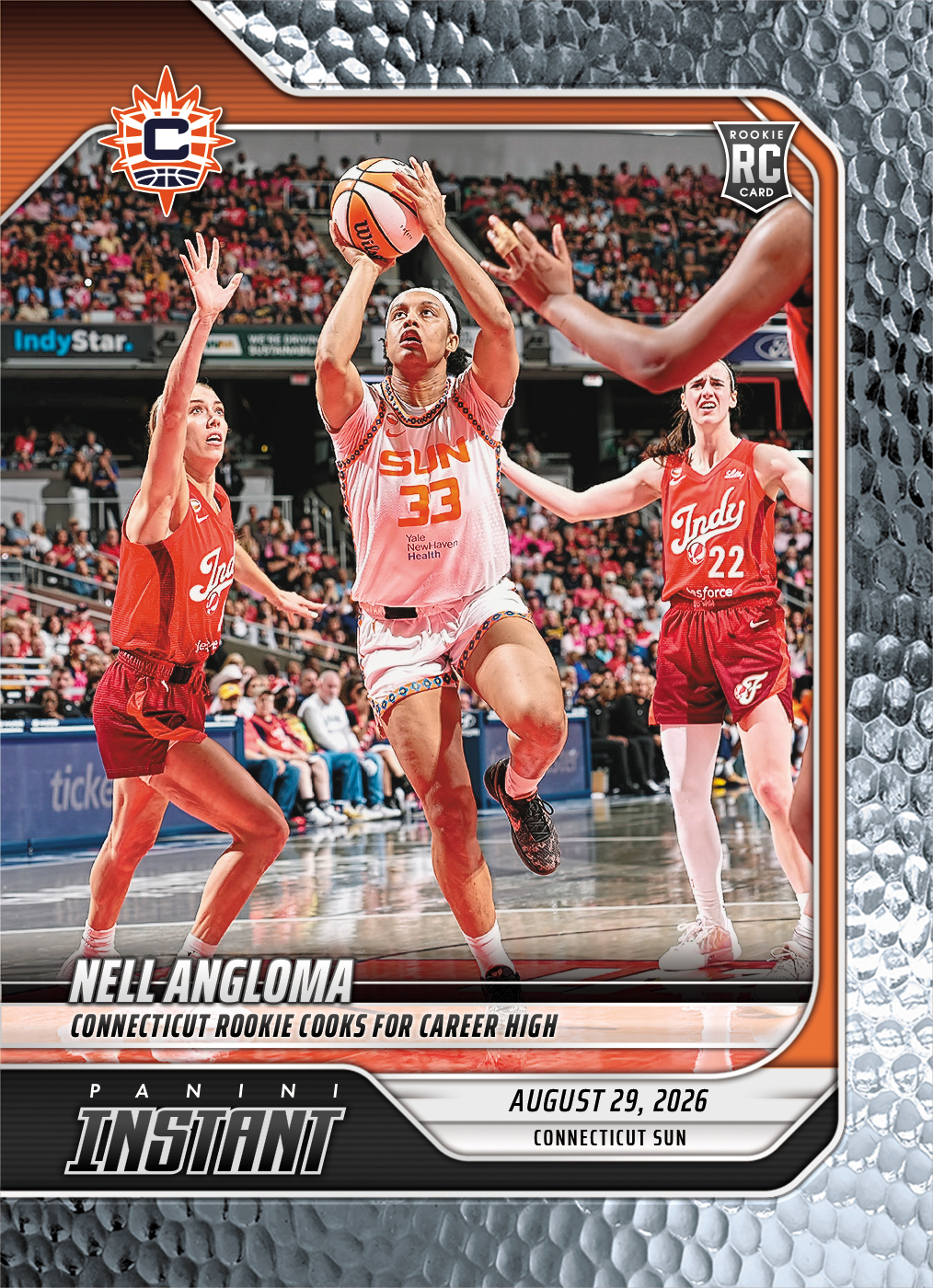 Product image 1 for - Nell Angloma - 2026 Panini Instant WNBA #345 - Metallic /5