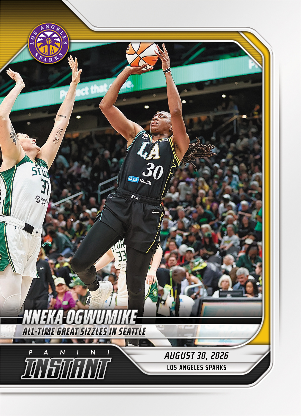Detailed Image of Nneka Ogwumike - 2026 Panini Instant WNBA #349 - Base Card 25-pack