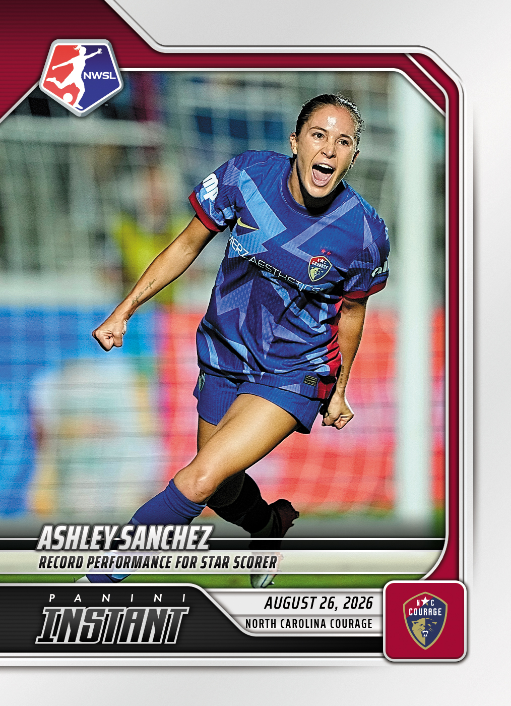 Detailed Image of Ashley Sanchez - 2026 Panini Instant NWSL #151 - Base Card 25-pack