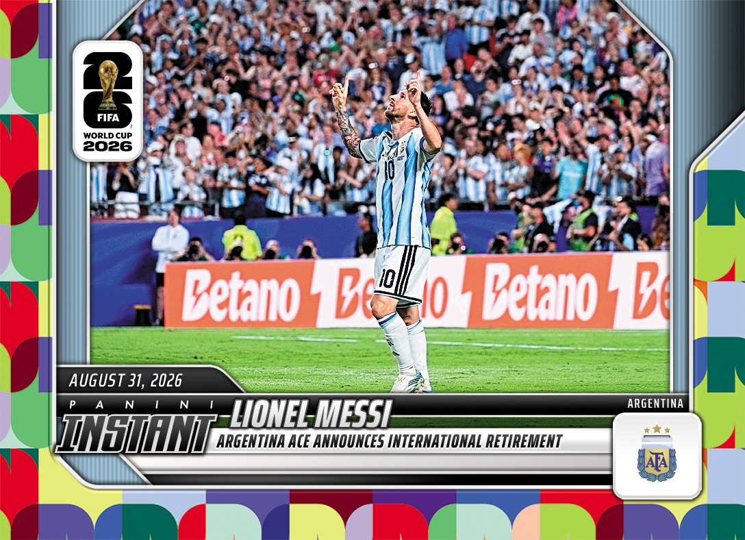 Detailed Image of Lionel Messi - 2026 Panini Instant FIFA World Cup 2026™ #256 - Multi 1/1