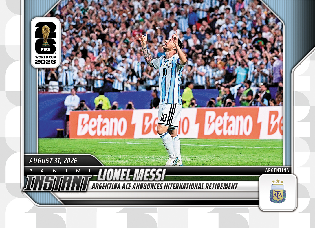 Detailed Image of Lionel Messi - 2026 Panini Instant FIFA World Cup 2026™ #256 - Base Card 25-pack