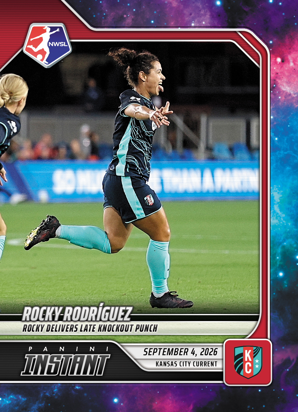 Detailed Image of Rocky Rodriguez - 2026 Panini Instant NWSL #161 - Galaxy 1/1